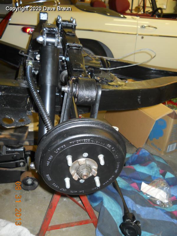 Spitfire1974/Restoration/Suspension/Rear Suspension/RH installed